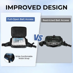 KastKing BaitSpace Waist Bag with 1 Tackle Box