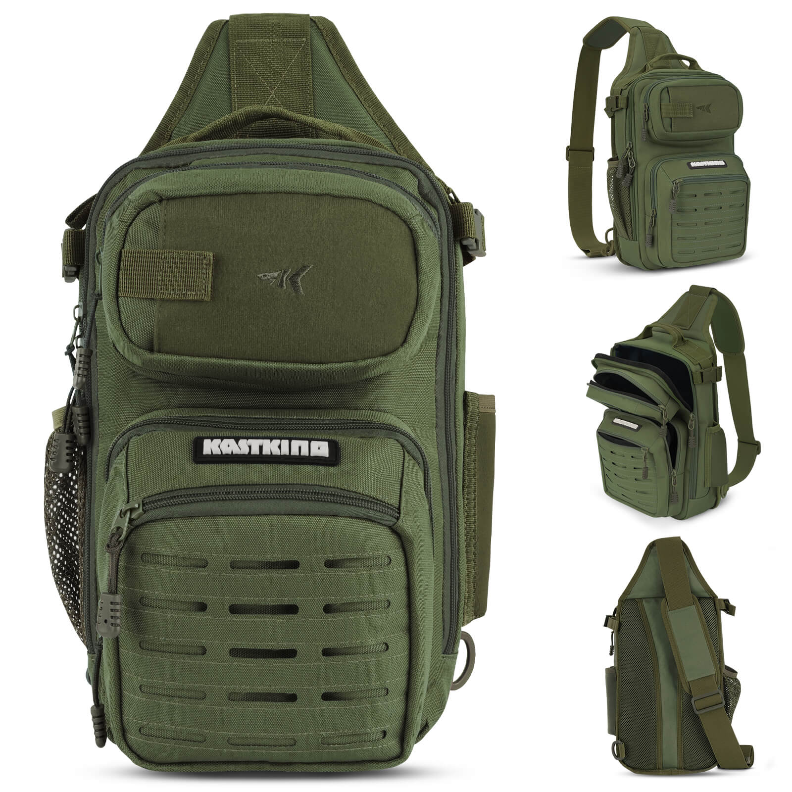 KastKing BlowBak Tactical Fishing Sling Tackle Bag-Lightweight Fishing Backpack-Storge Fishing Gear and Equipment-Fishing Gift for Men