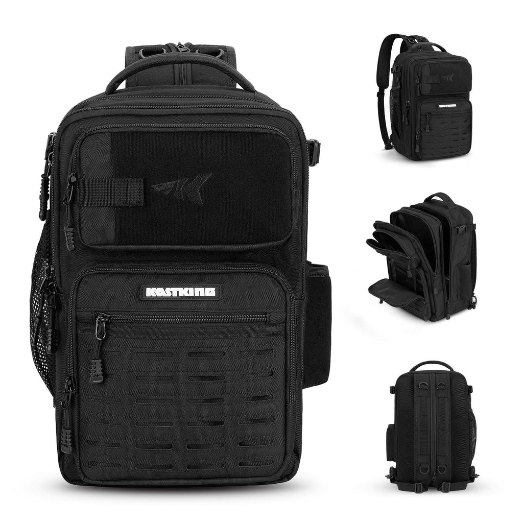 6 Pcs Fishing Tools Kit Tactical Fishing Sling Tackle Bag Backpack