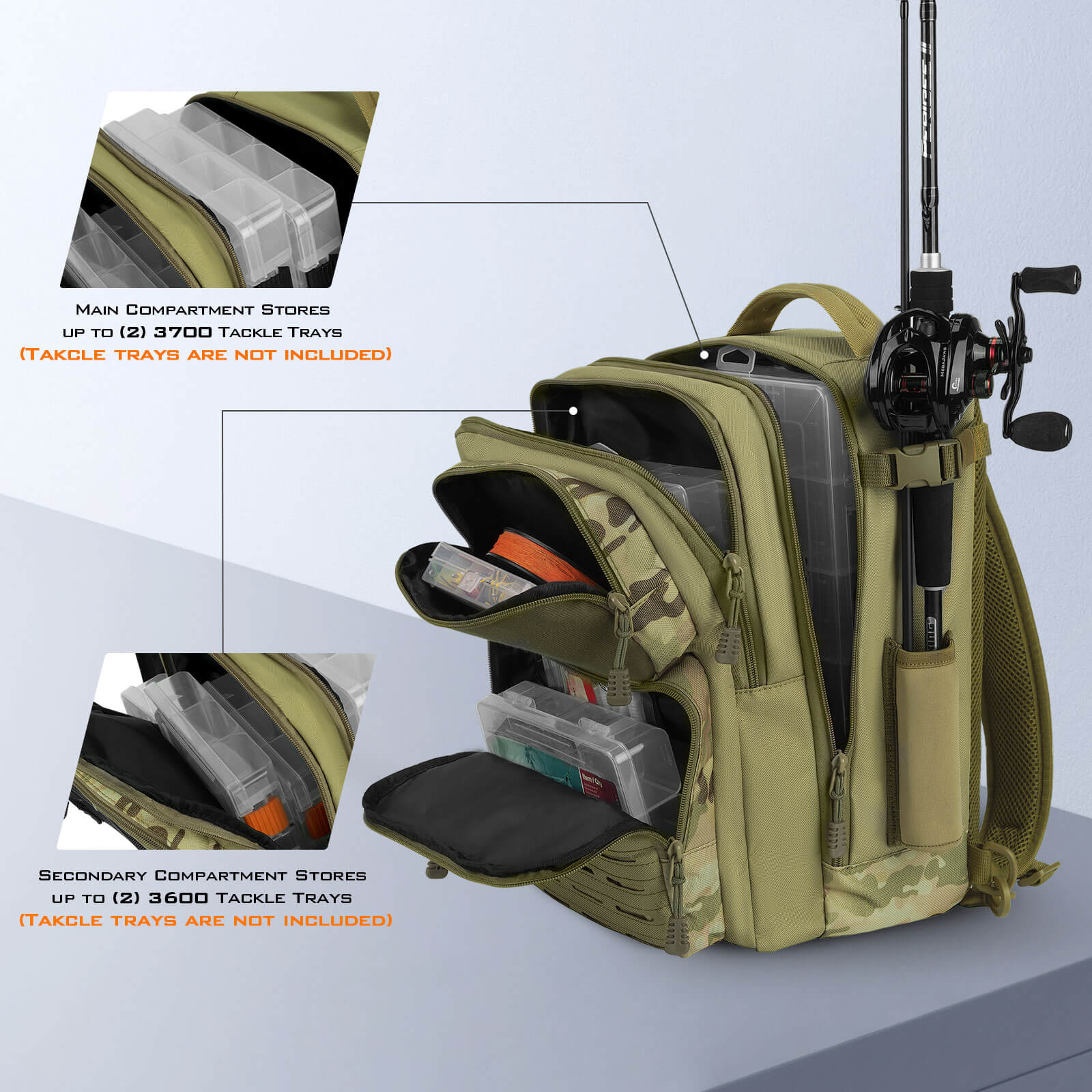 KastKing BlowBak Tactical Fishing Sling Tackle Storage Bag