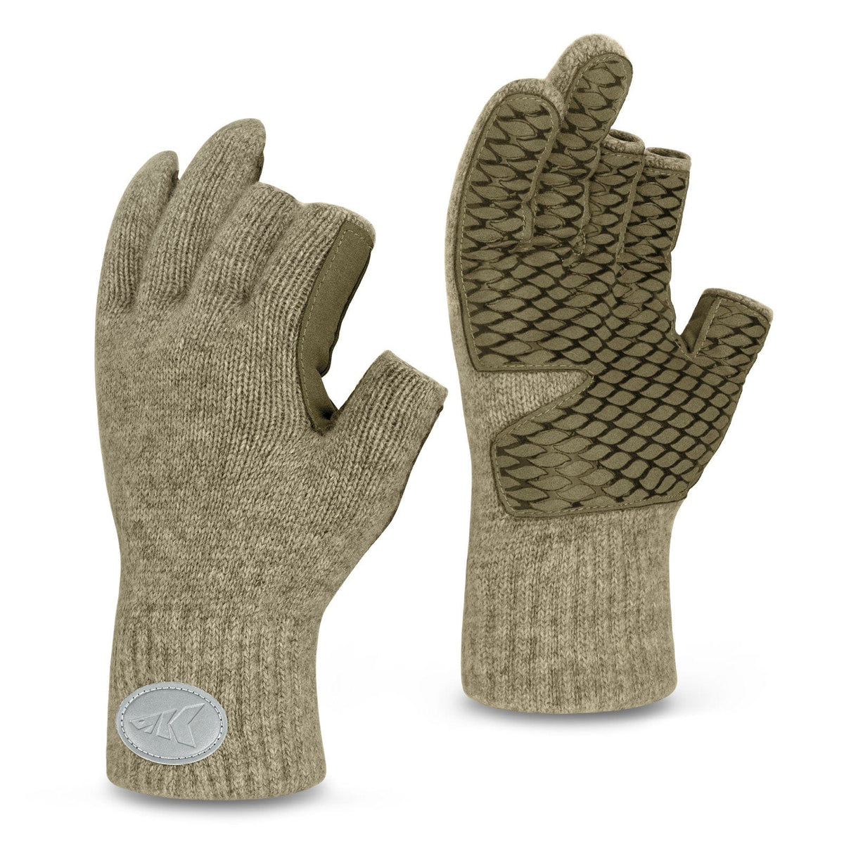 KastKing Bully Wooly 3-Cut Fingerless Wool Fishing Gloves