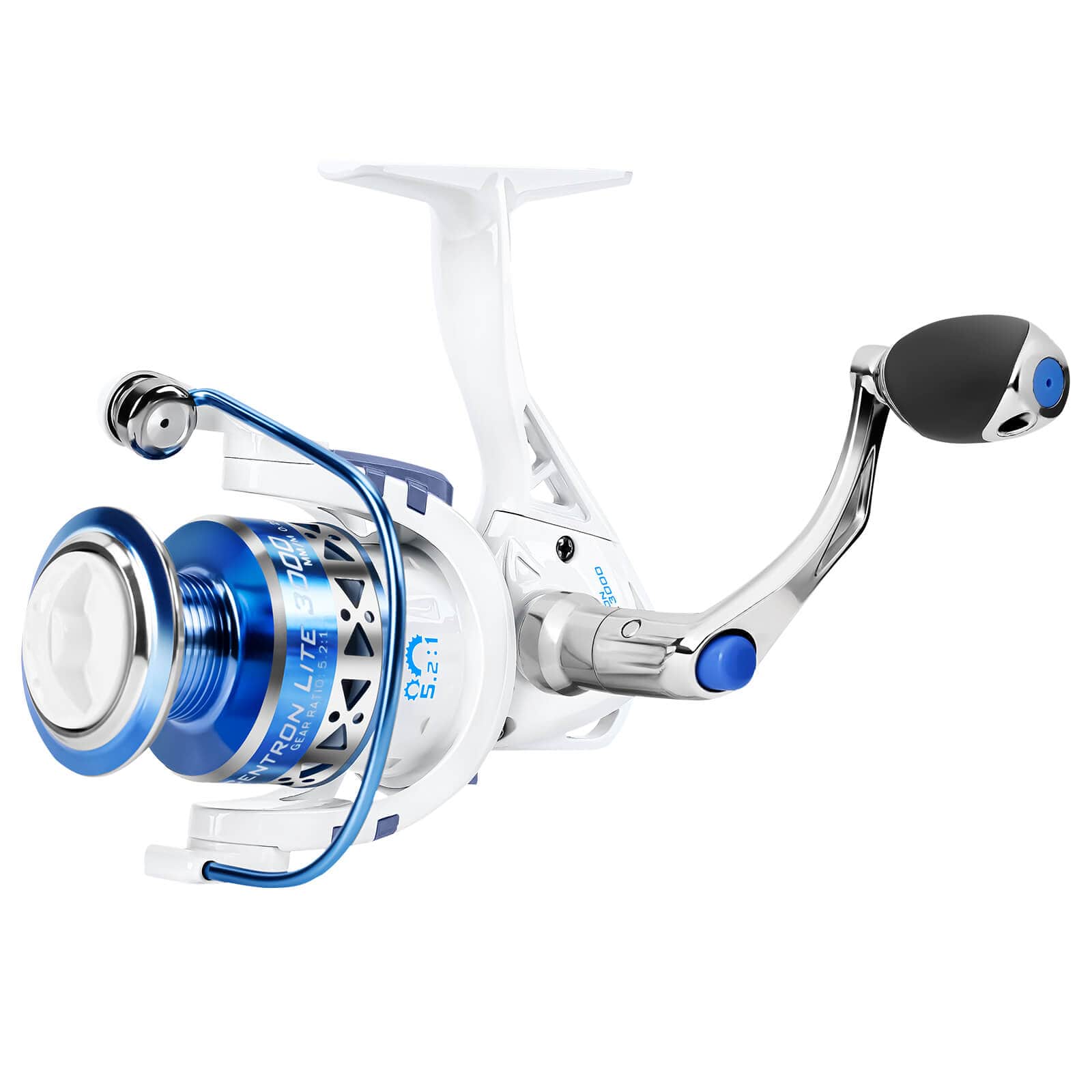 center spinning fishing reel KastKing Centron & Centron Lite Spinning Reels for Ice Fishing Black / 5000 / 5.2:1