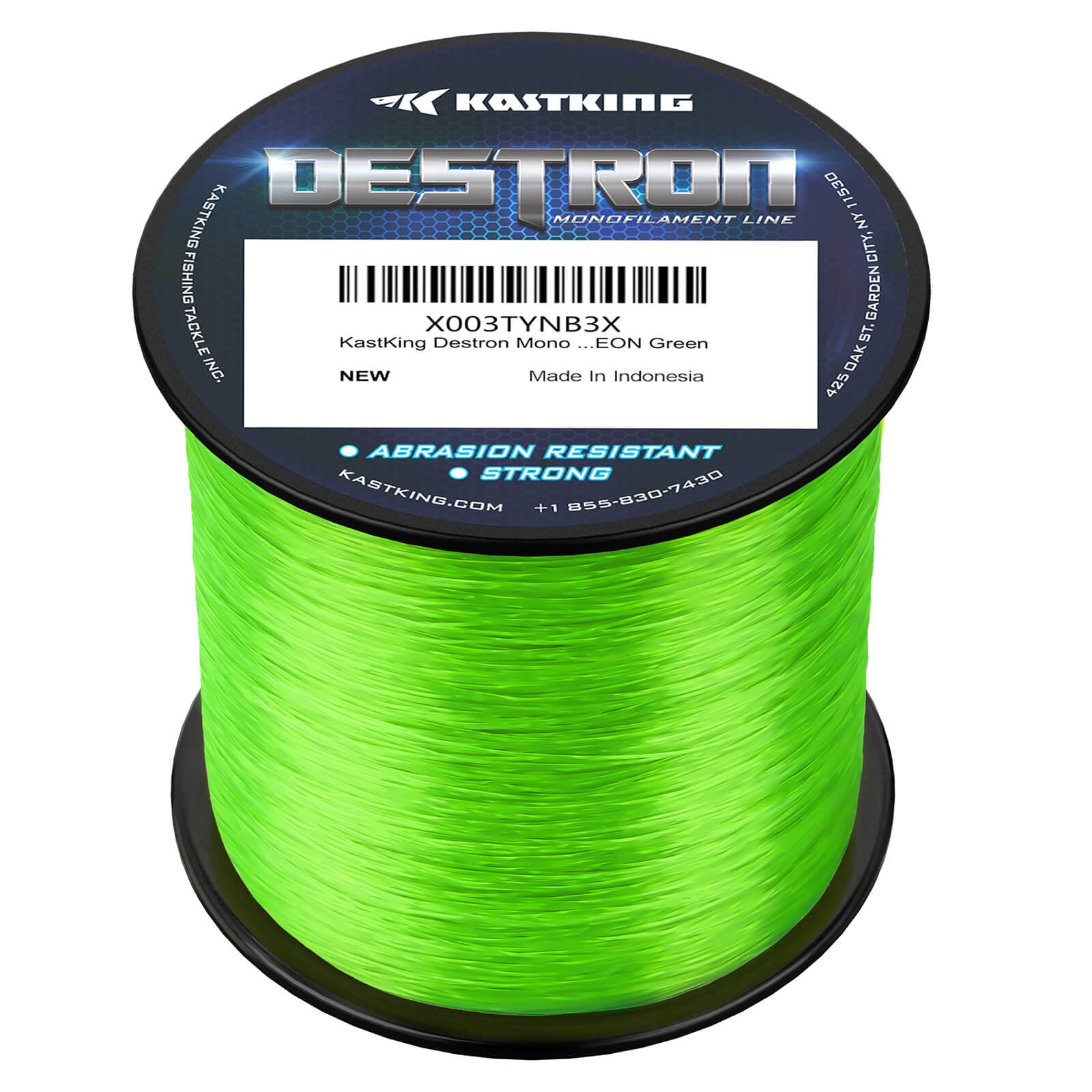 KastKing Destron ¼ LB Monofilament Fishing Line - Neon Green / 8 LB/3191 YDS