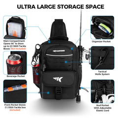 KastKing Everyday Essential Fishing Backpack & Tool Set