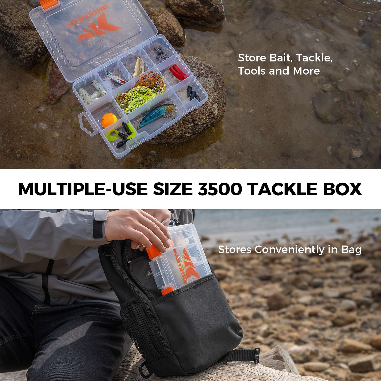 essential tackle box tools KastKing Everyday Essential Fishing Backpack & Tool Set