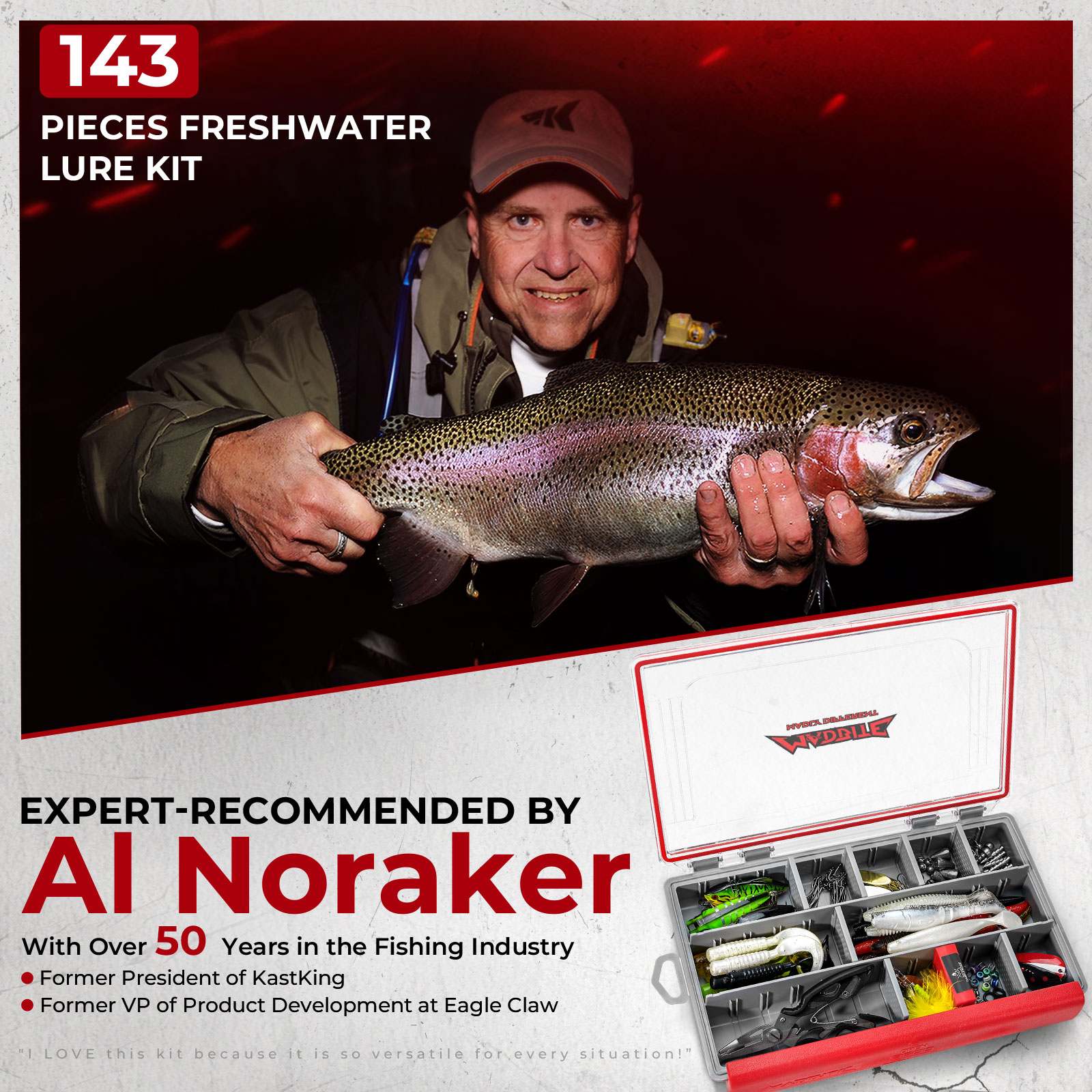 MadBite Freshwater Fishing Lure Kit MadBite Freshwater Fishing Lure Kit