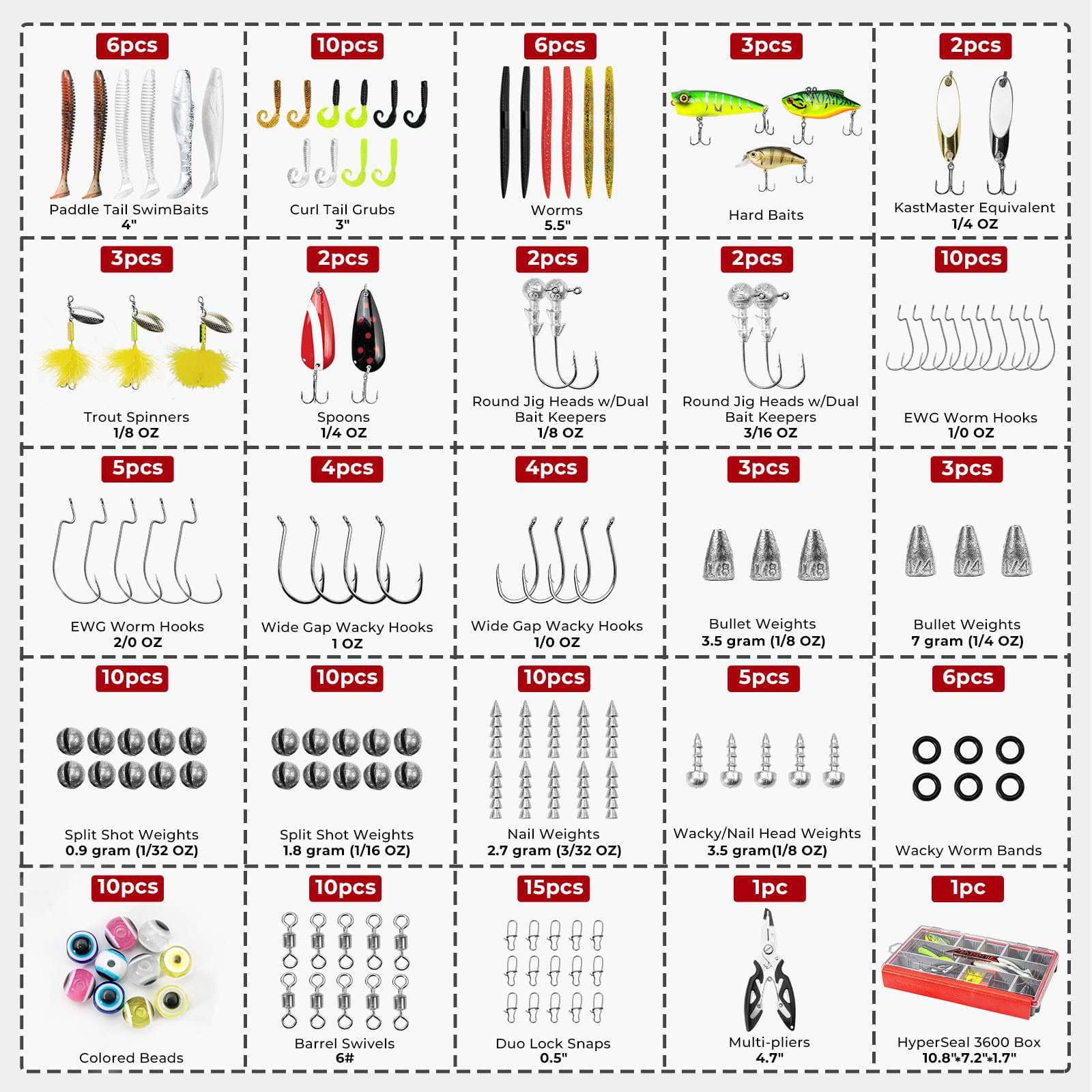 MadBite Freshwater Fishing Lure Kit – KastKing MadBite Freshwater Fishing Lure Kit – KastKing