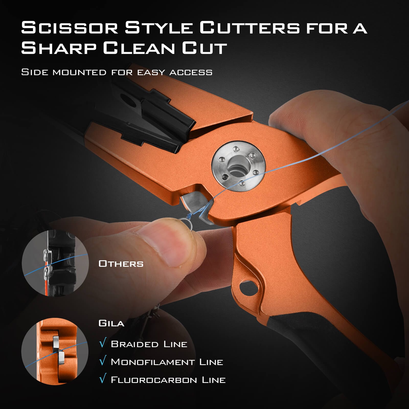 Speedy Sharp Carbide Knife Sharpener, Key Chain & Hook Ring included, Orange