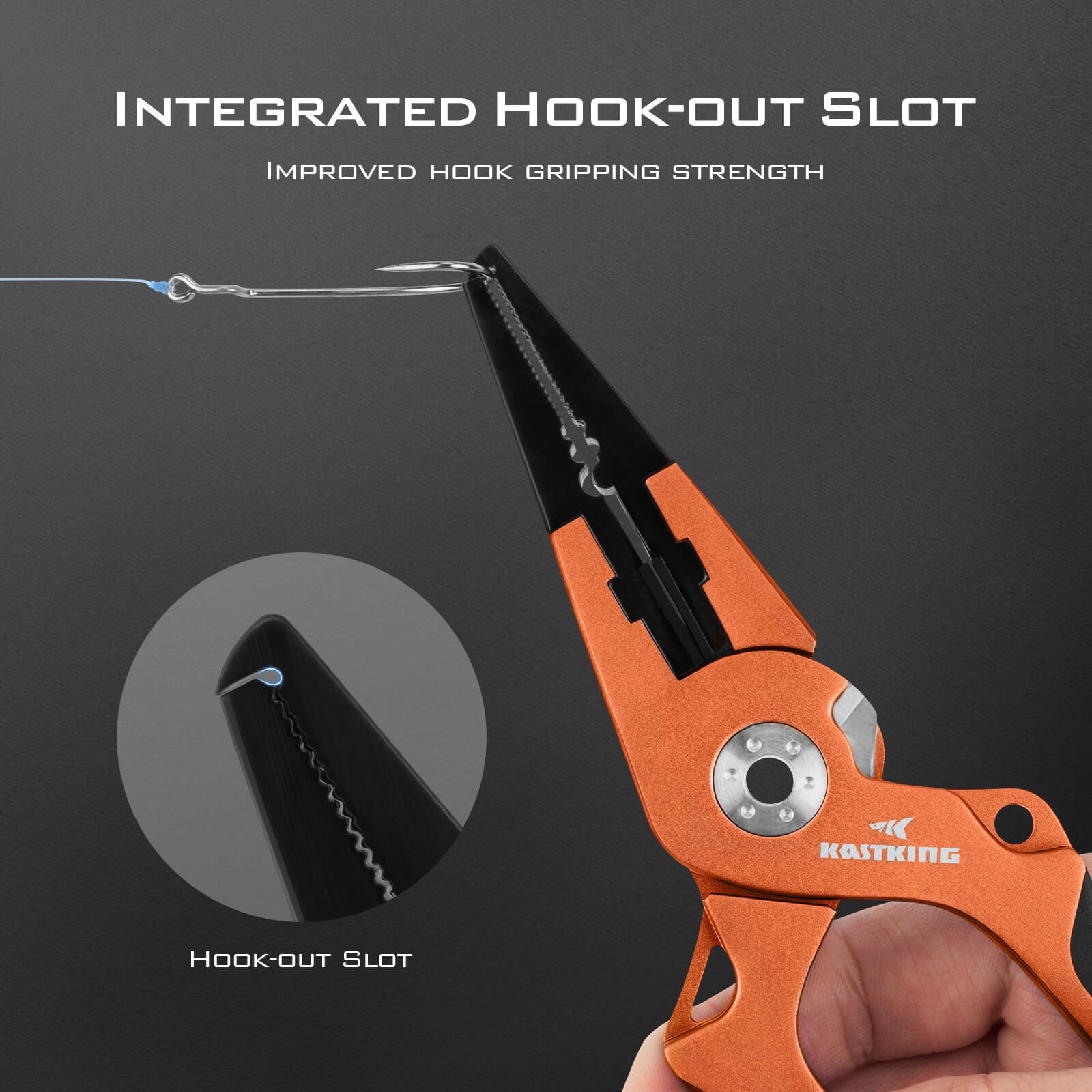best fishing pliers with hook cutter KastKing Gila 7.5-inch Fishing Pliers with Scissor Line Cutters