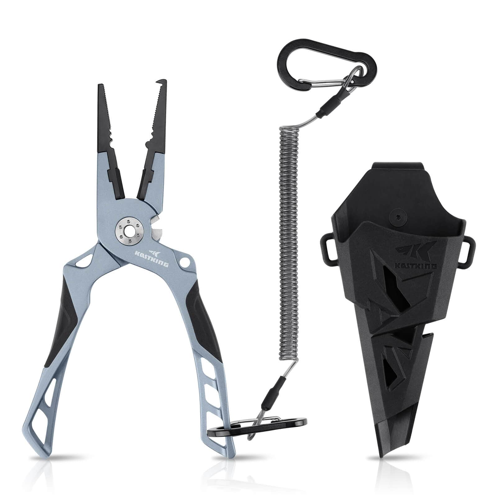 thumbnail image 2 of Compact Multi-Tool Fishing Pliers – Braid Scissors, Split Ring Remover, Lip Grip 2 of 6