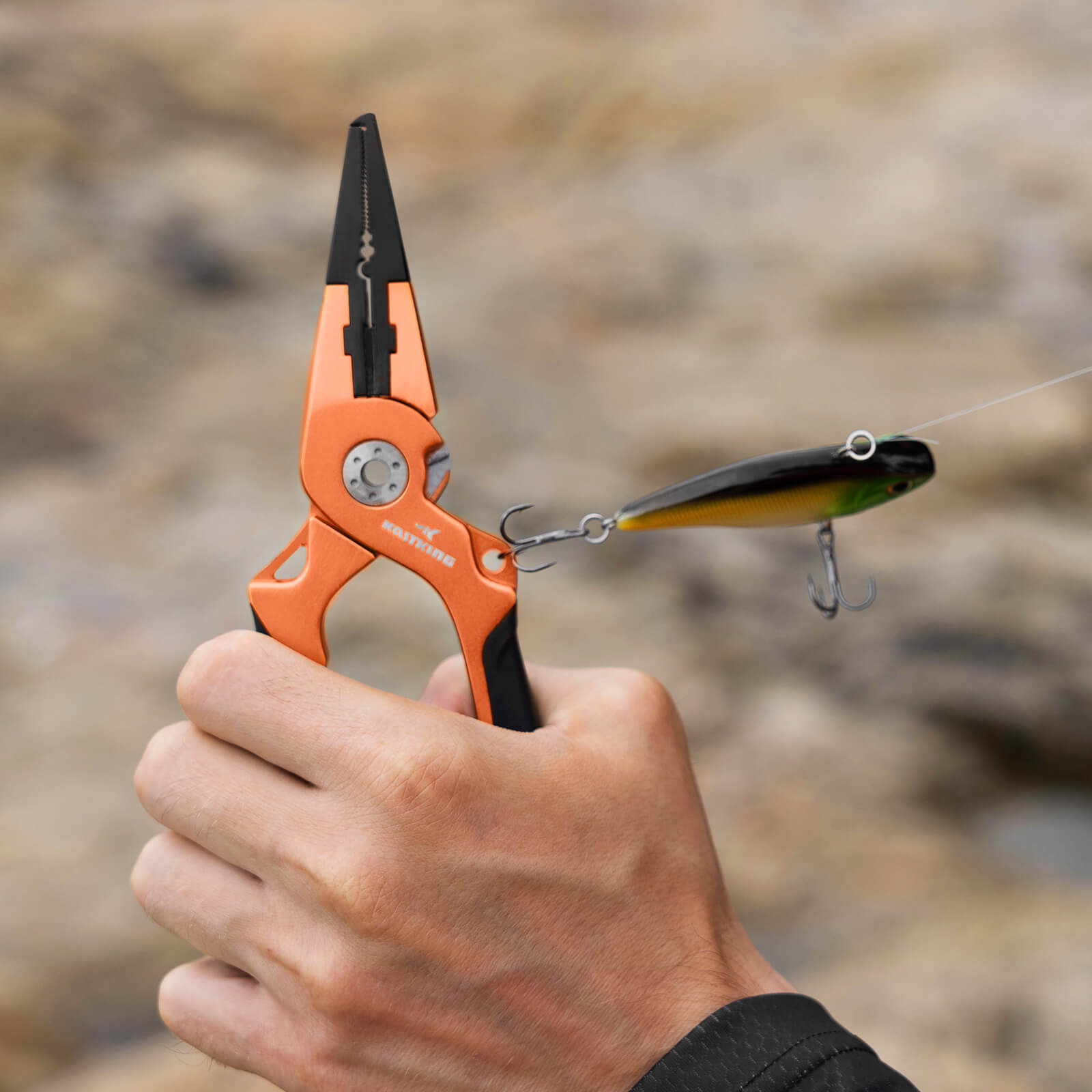 KastKing Gila 7.5-inch Fishing Pliers with Scissor Line Cutters