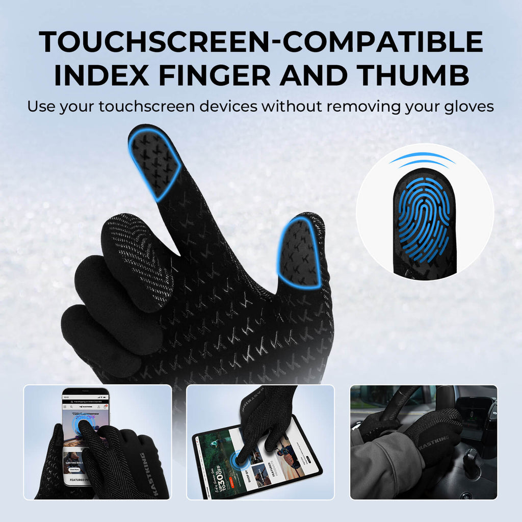 KastKing Grip Logic Full Finger Compression Glove Liners,Micro-Seam ...