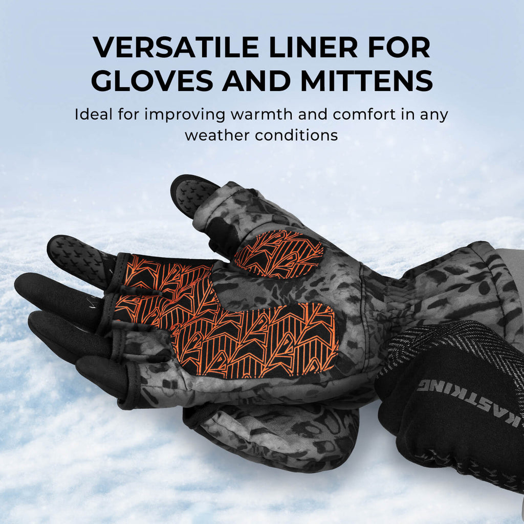 KastKing Grip Logic Full Finger Compression Glove Liners,Micro-Seam ...