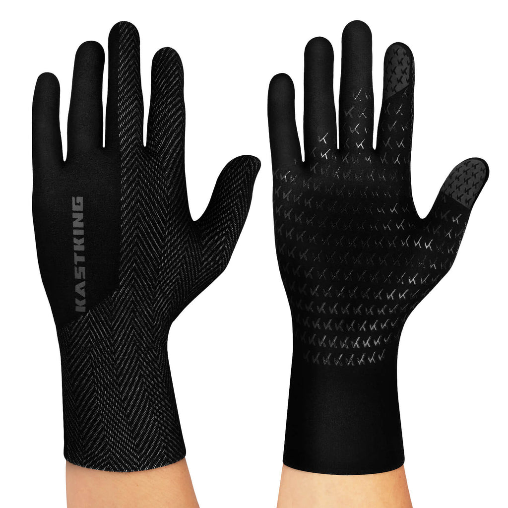 KastKing Grip Logic Full Finger Compression Glove Liners,Micro-Seam ...