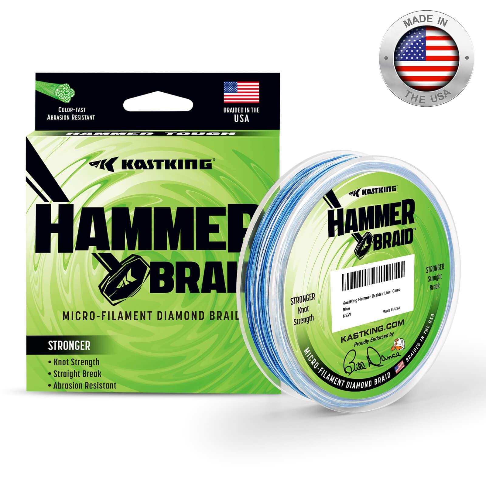 kastking braided fishing line KastKing Hammer Braided Fishing Line Black / 150 Yds / 15 lb