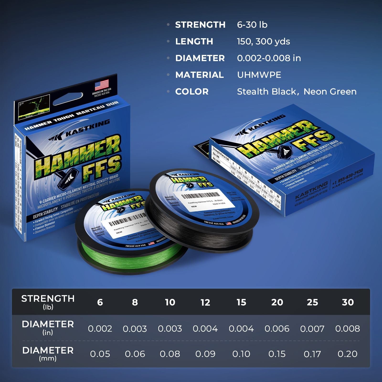 best all around braided fishing line KastKing SuperPower Silky8 Braided Line