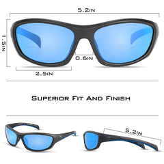 KastKing Hiwassee Polarized Sport Sunglasses for Men and Women
