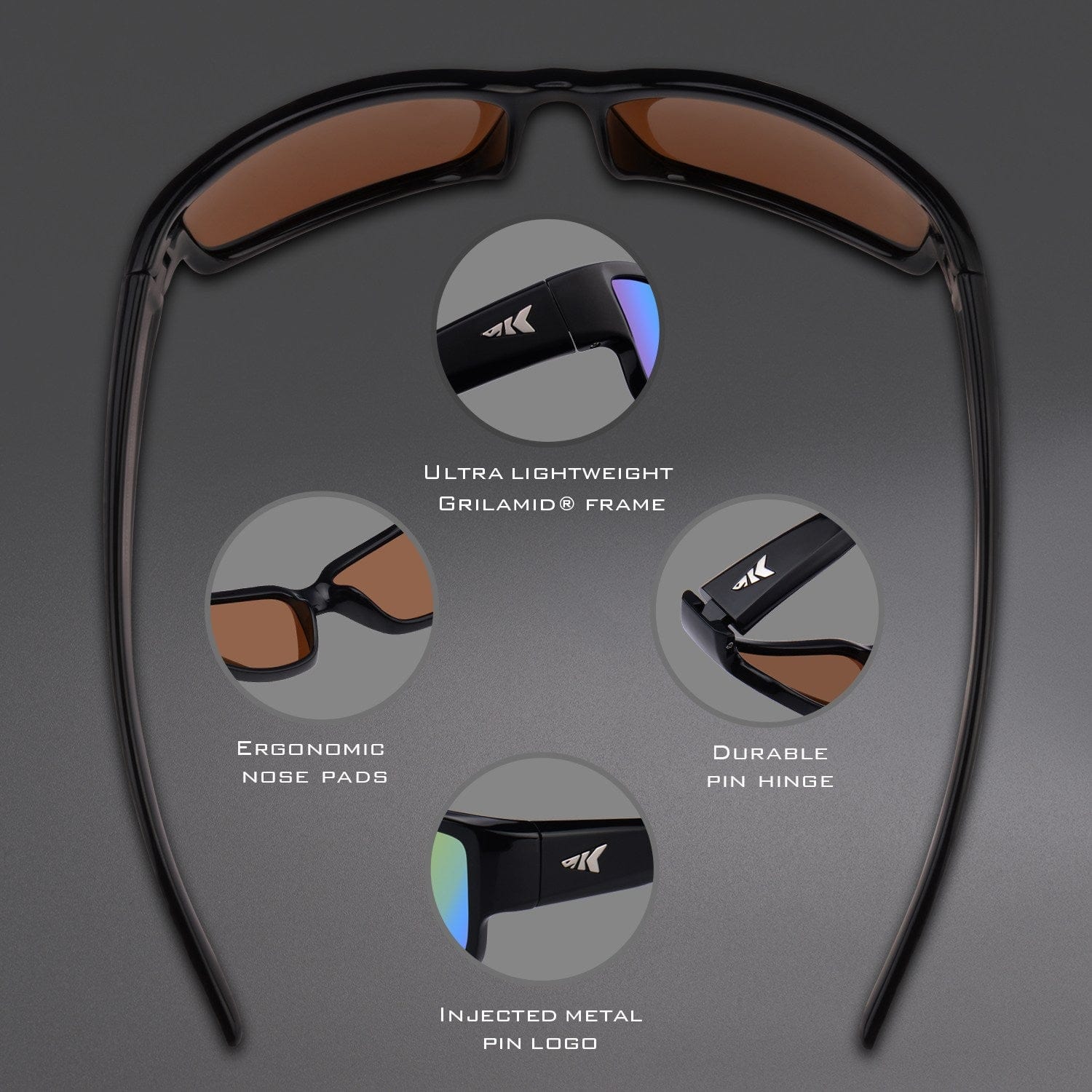 KastKing 3-Pack Polarized Fishing Sunglasses