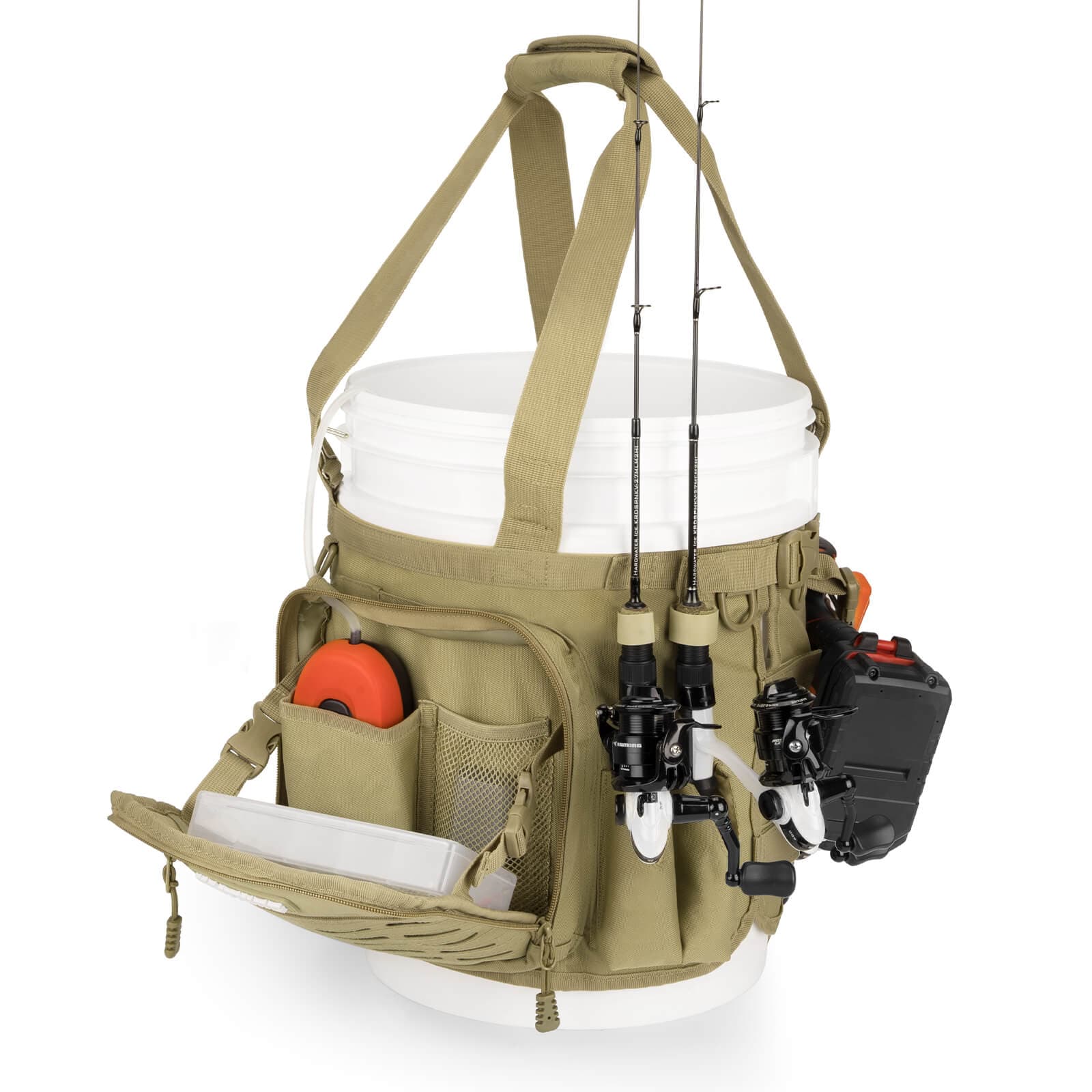 KastKing Karryall Fishing Bucket Organizer for 5 Gallon Bucket KastKing Karryall Fishing Bucket Organizer for 5 Gallon Bucket