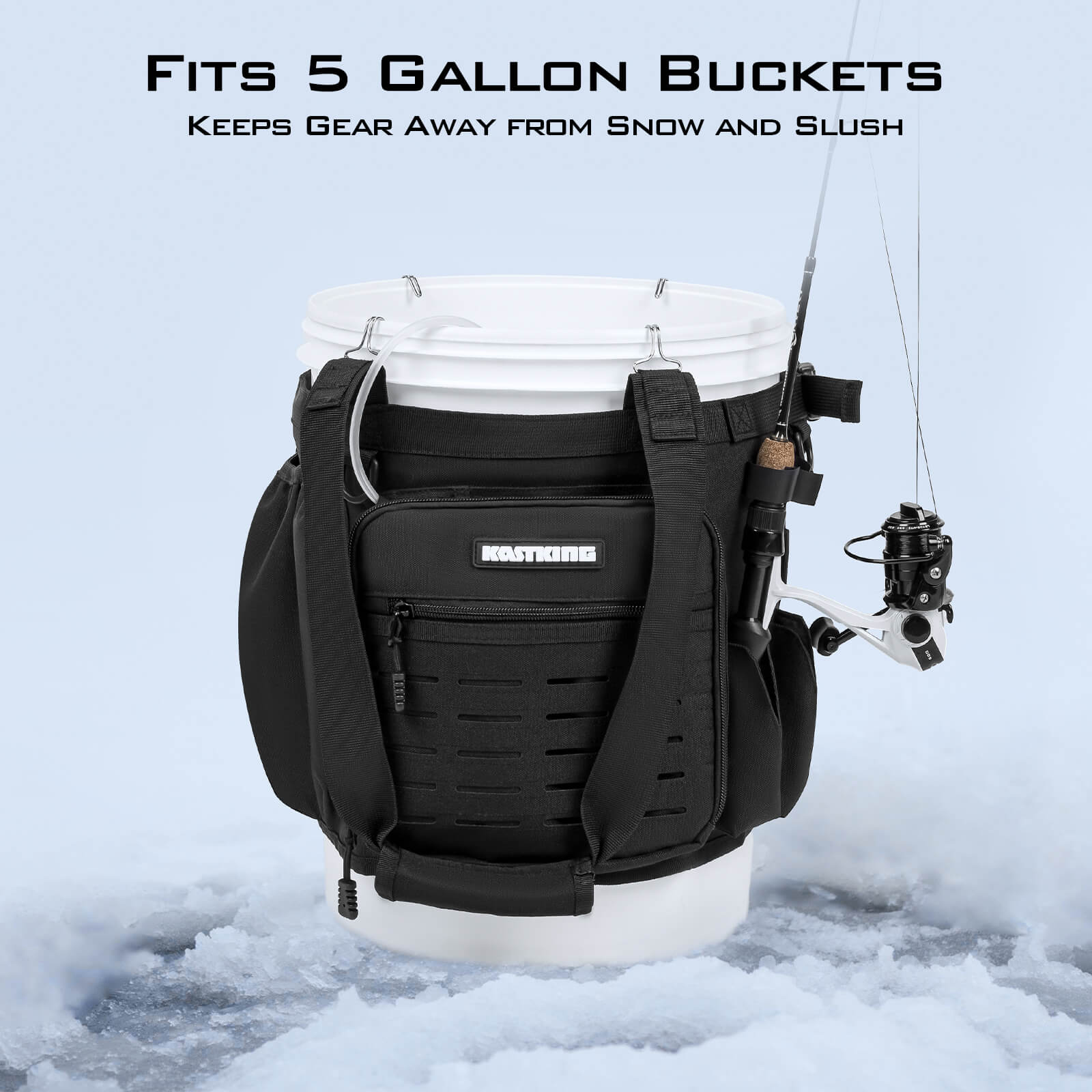 KastKing Karryall Fishing Bucket Organizer for 5 Gallon Bucket KastKing Karryall Fishing Bucket Organizer for 5 Gallon Bucket