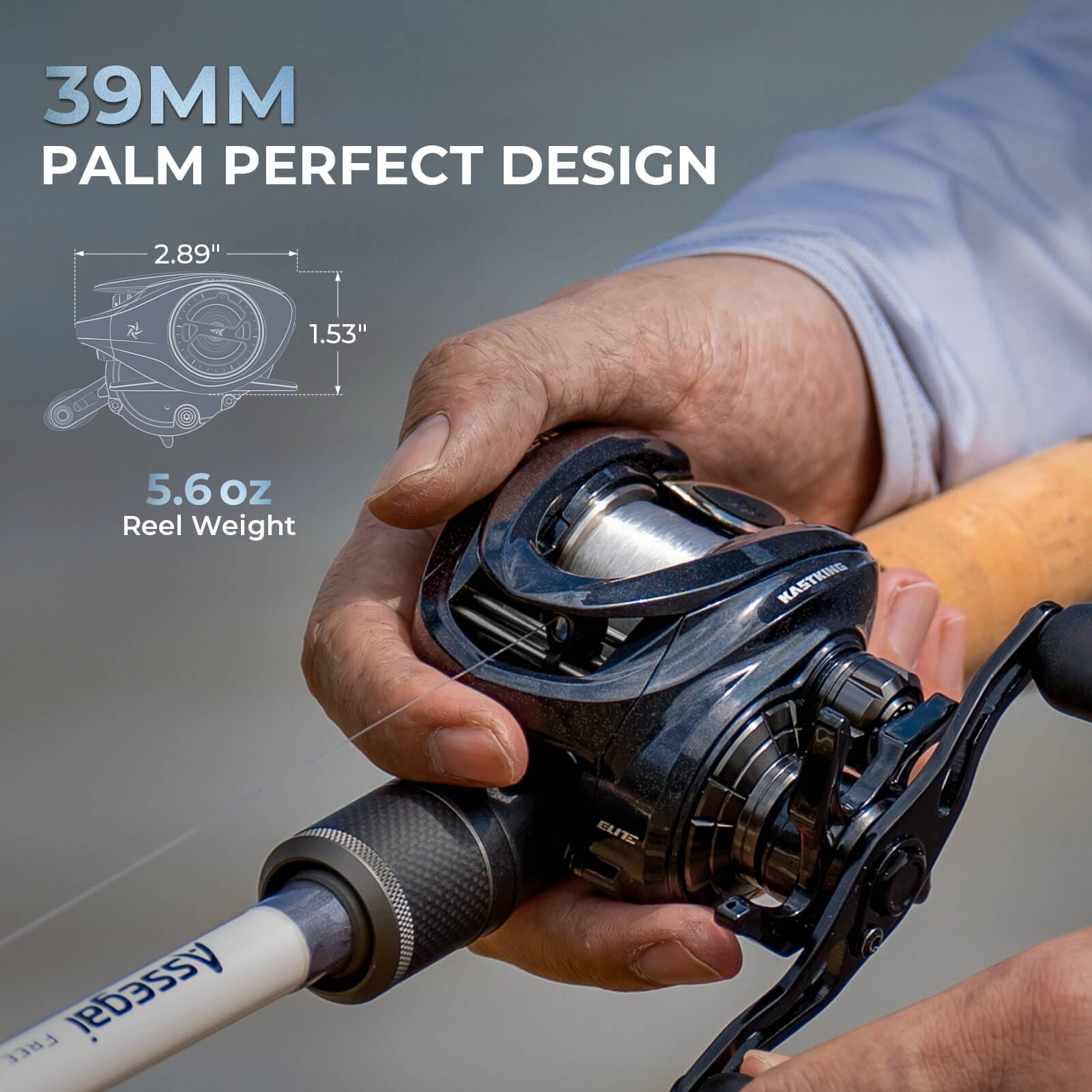 KastKing Al-Ti Elite Baitcasting Reel | KastKing ALTI Baitcaster Reel | Aluminum Baitcaster Reel 7.2:1 / Right Handed KastKing Al-Ti Elite Baitcasting Reel | KastKing ALTI Baitcaster Reel | Aluminum Baitcaster Reel 7.2:1 / Right Handed