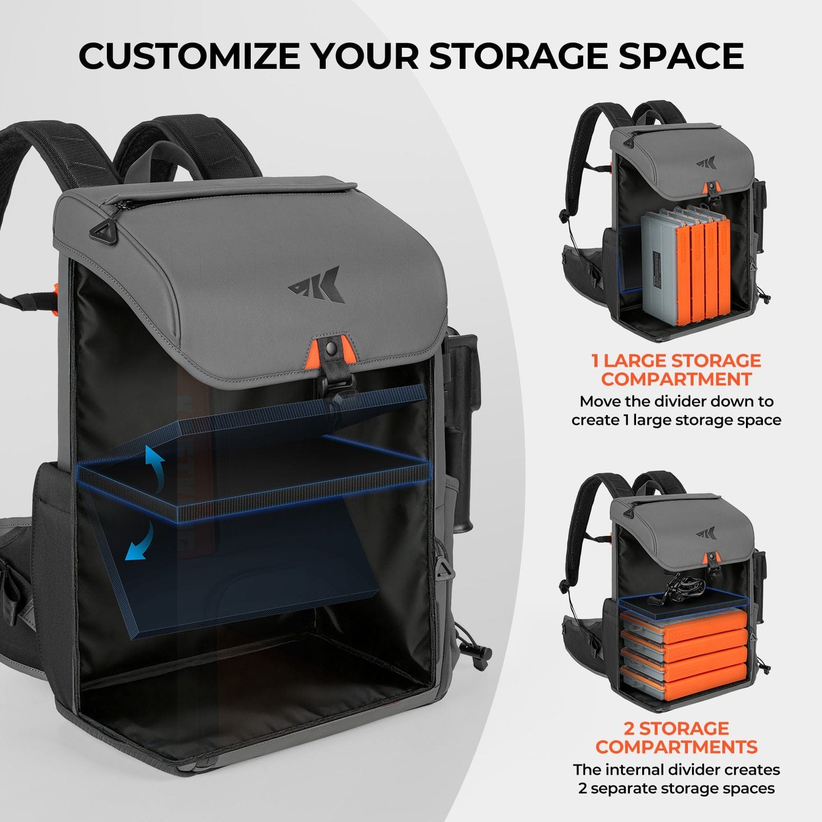 KastKing All Weather Fishing Tackle Backpack