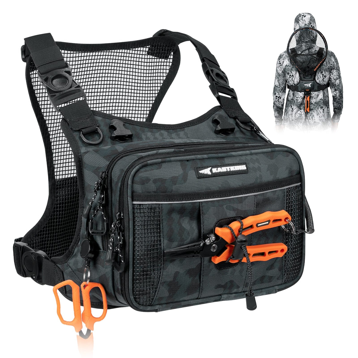 KastKing BaitSpace Fishing Chest Pack