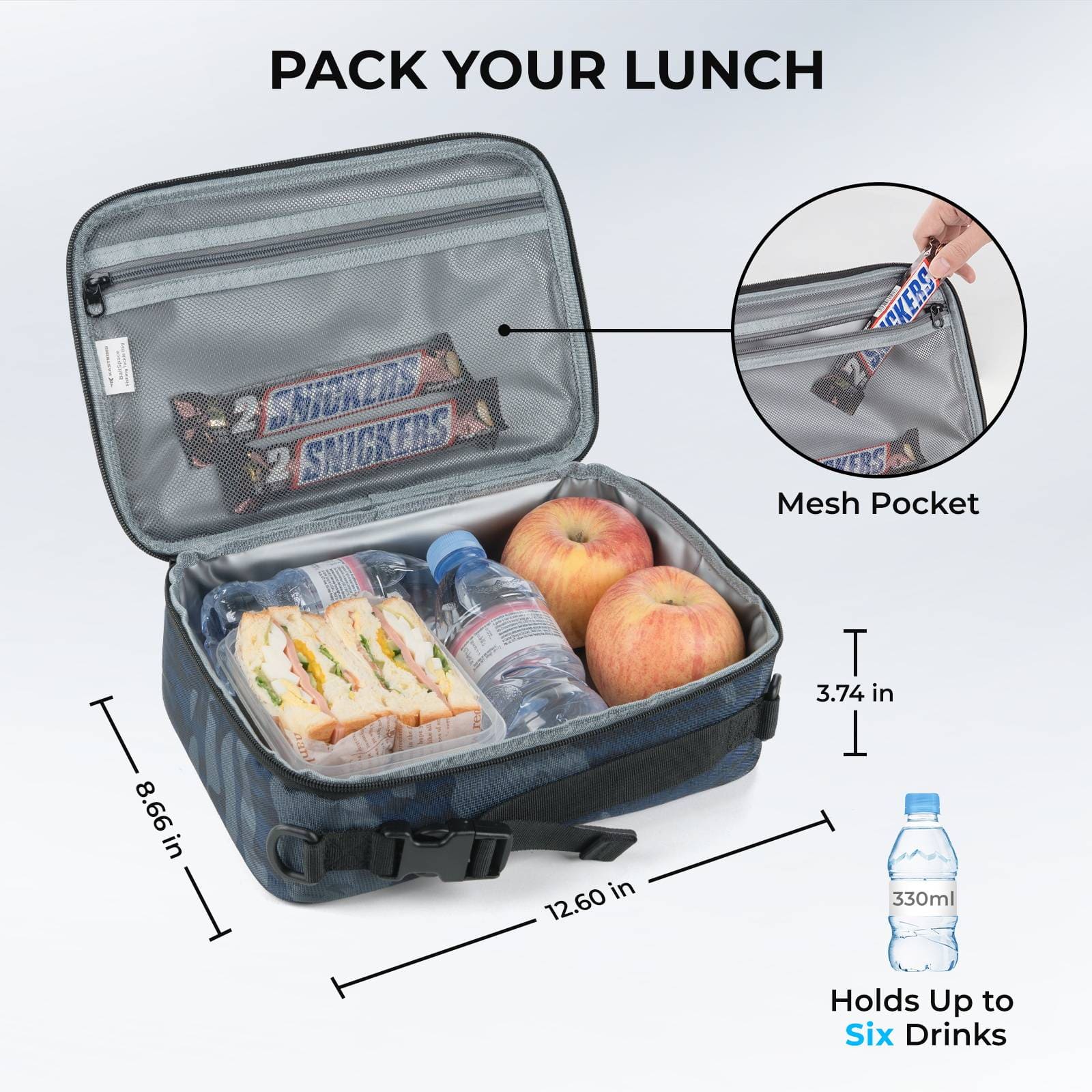 KastKing BaitSpace Insulated Fishing Lunch Bag