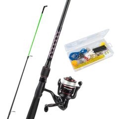 KastKing Brutus Spinning Fishing Rod and Reel Combo with Tackle Kit 6'6
