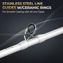 KastKing Centron Glevo Twin-Tip Baitcaster Rod and Reel Combo