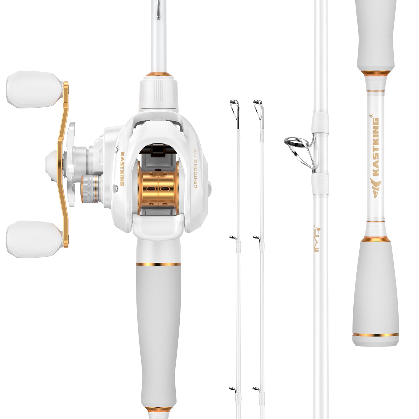 KastKing Centron Glevo Twin-Tip Baitcaster Rod and Reel Combo