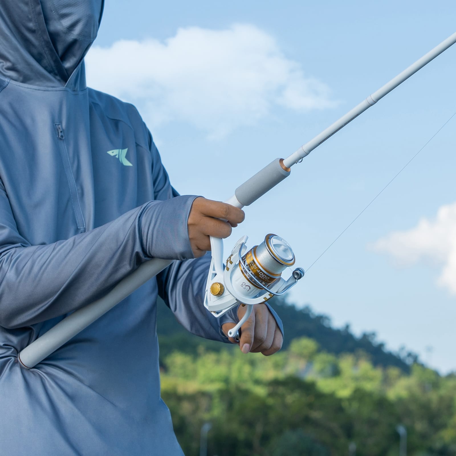 KastKing Centron Glevo Twin-Tip Spinning Rod and Reel Combo