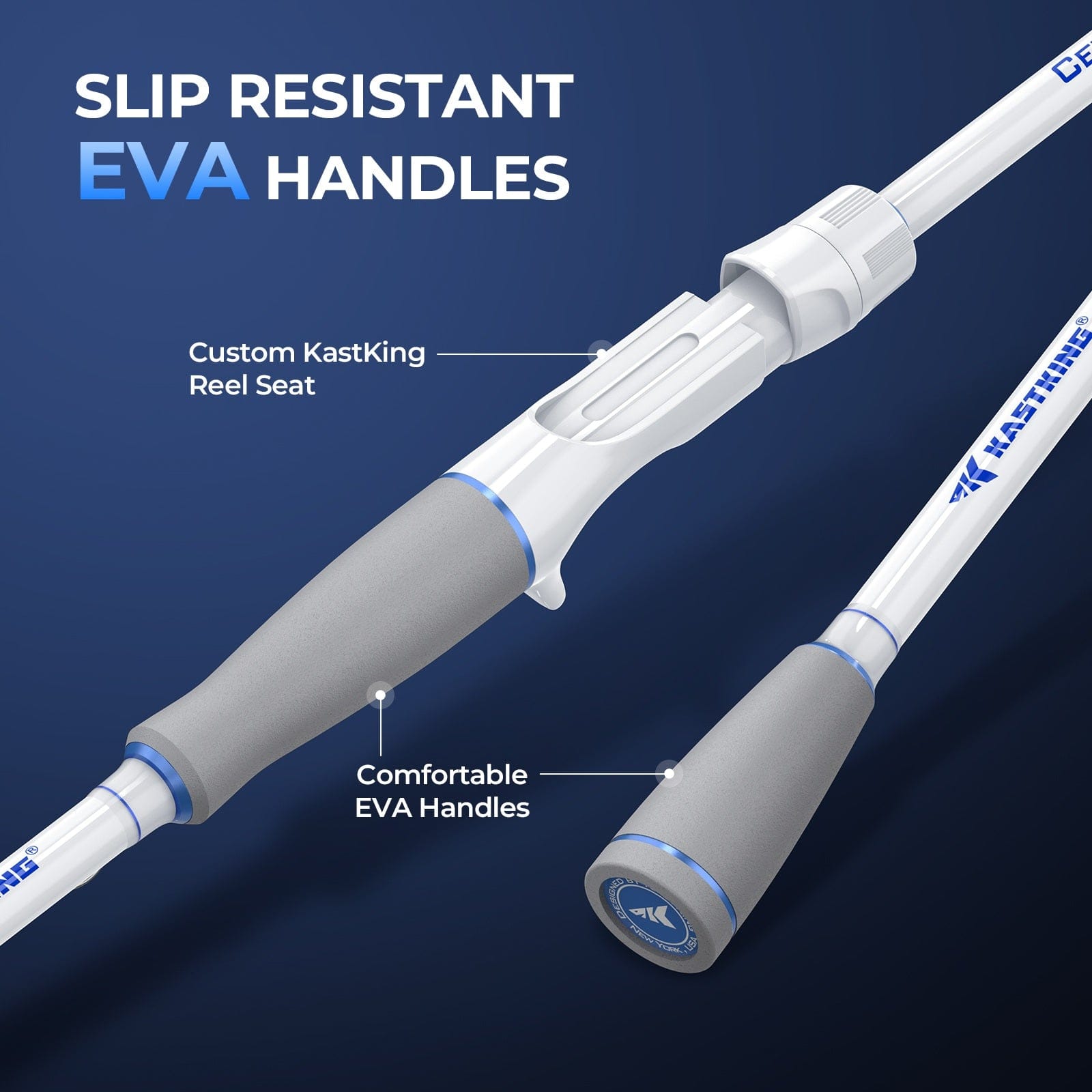 KastKing Centron Lite Travel Baitcaster Fishing Rod and Reel Combo