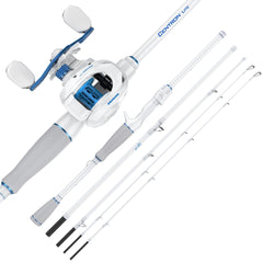 KastKing Centron Lite Travel Baitcaster Fishing Rod and Reel Combo