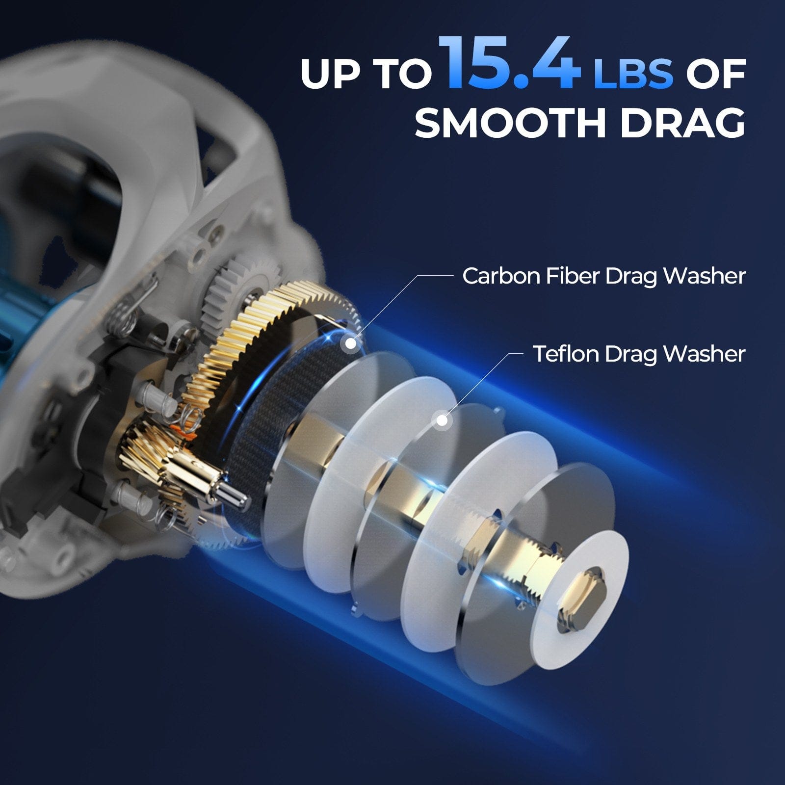 KastKing Centron Lite Travel Baitcaster Fishing Rod and Reel Combo