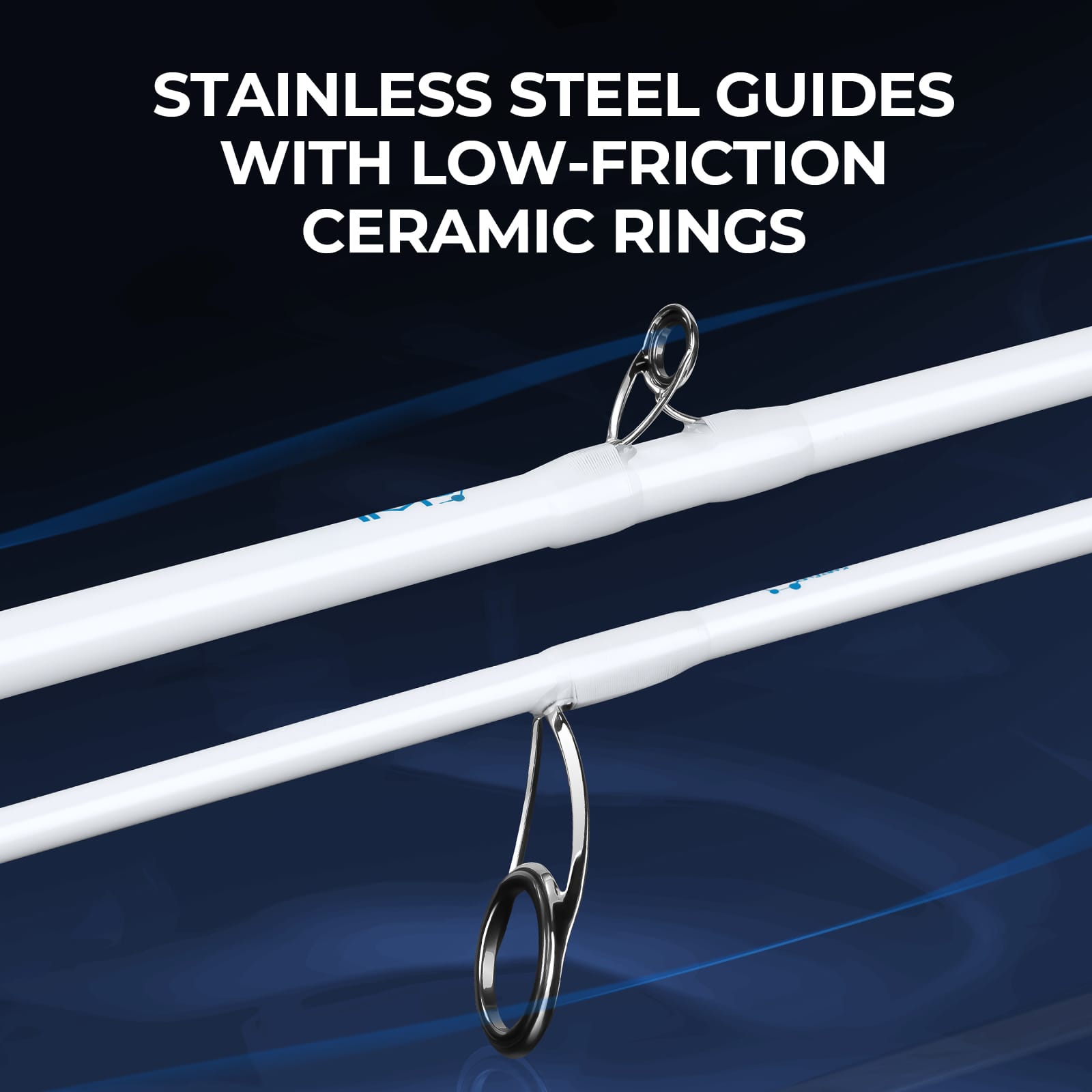 KastKing Centron Lite Travel Casting Rods with Extra Tip