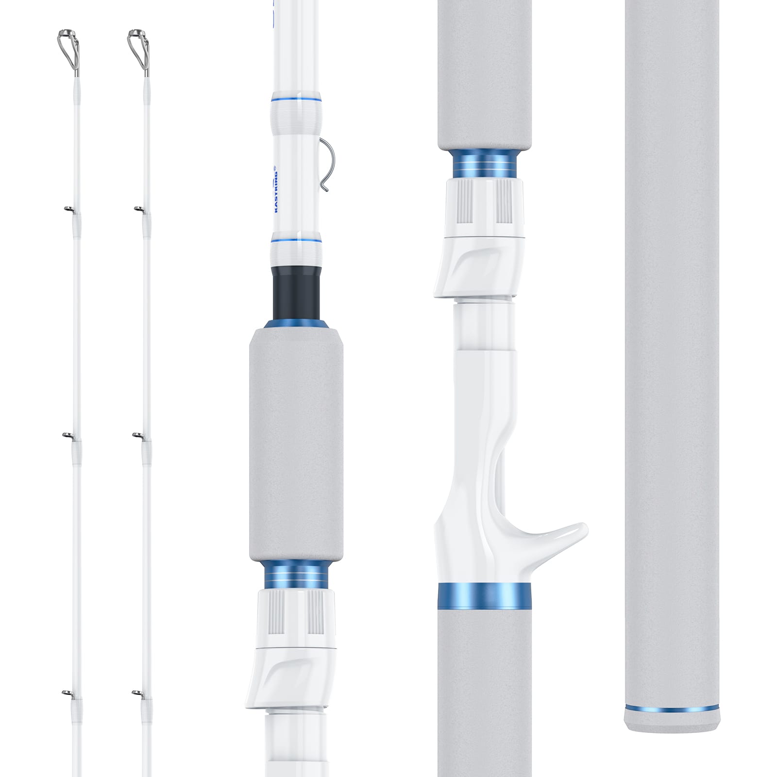 KastKing Centron Lite Travel Casting Rods with Extra Tip