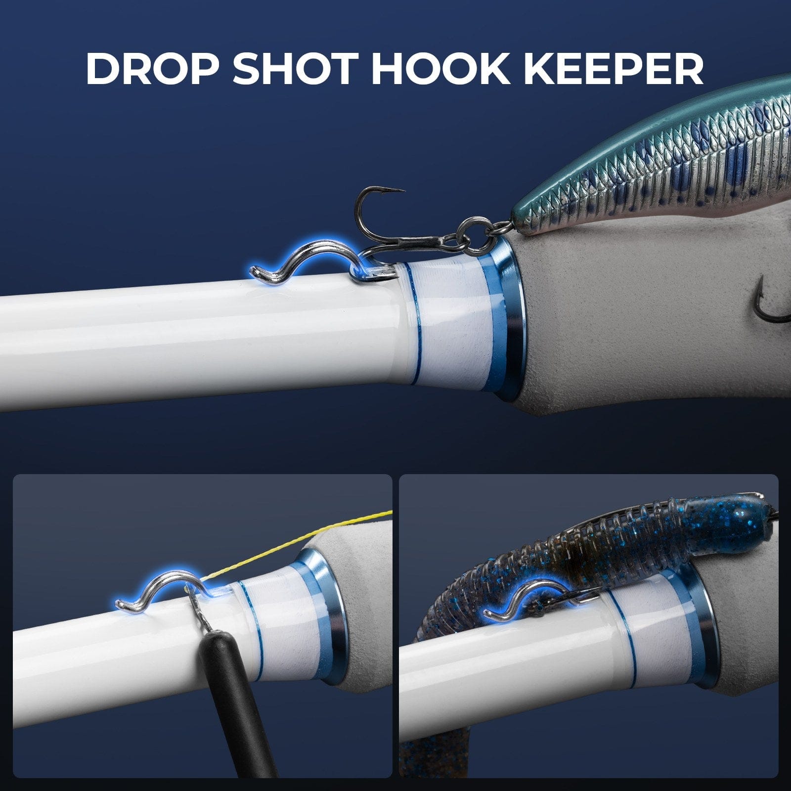 KastKing Centron Lite Travel Spinning Fishing Rod and Reel Combo