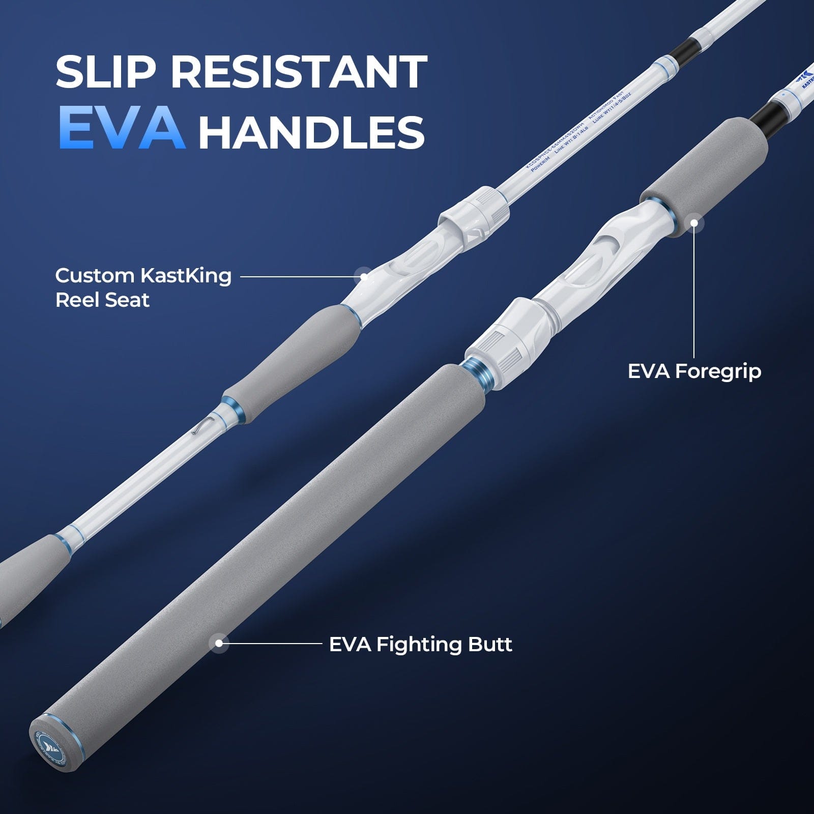 KastKing Centron Lite Travel Spinning Fishing Rod and Reel Combo