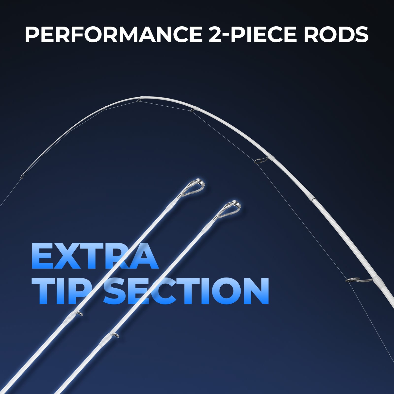 KastKing Centron Lite Twin-Tip Spinning Fishing Rod and Reel Combo