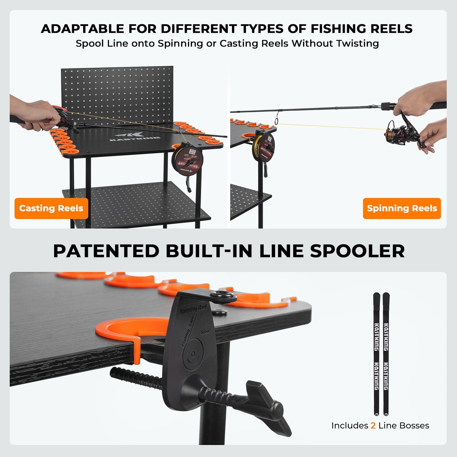 KastKing Gear Trolley Rod Rack