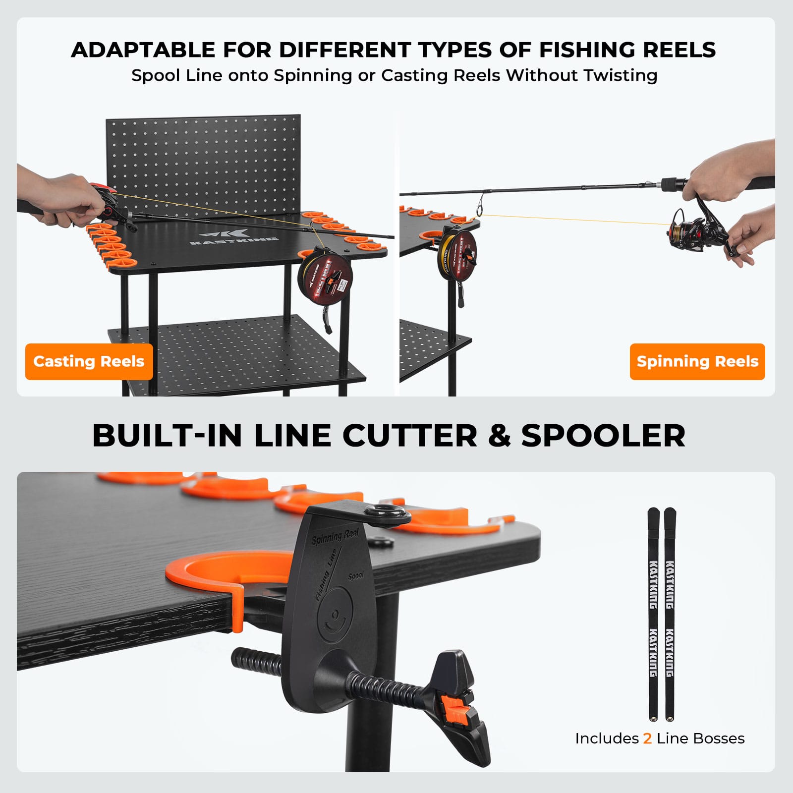 kastking fishing rod holder KastKing Gear Trolley Rod Rack Small (17"x13"x43.5")