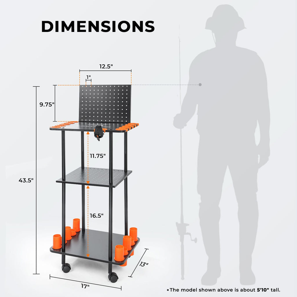 Coming Rod Racks KastKing Gear Trolley Rod Rack