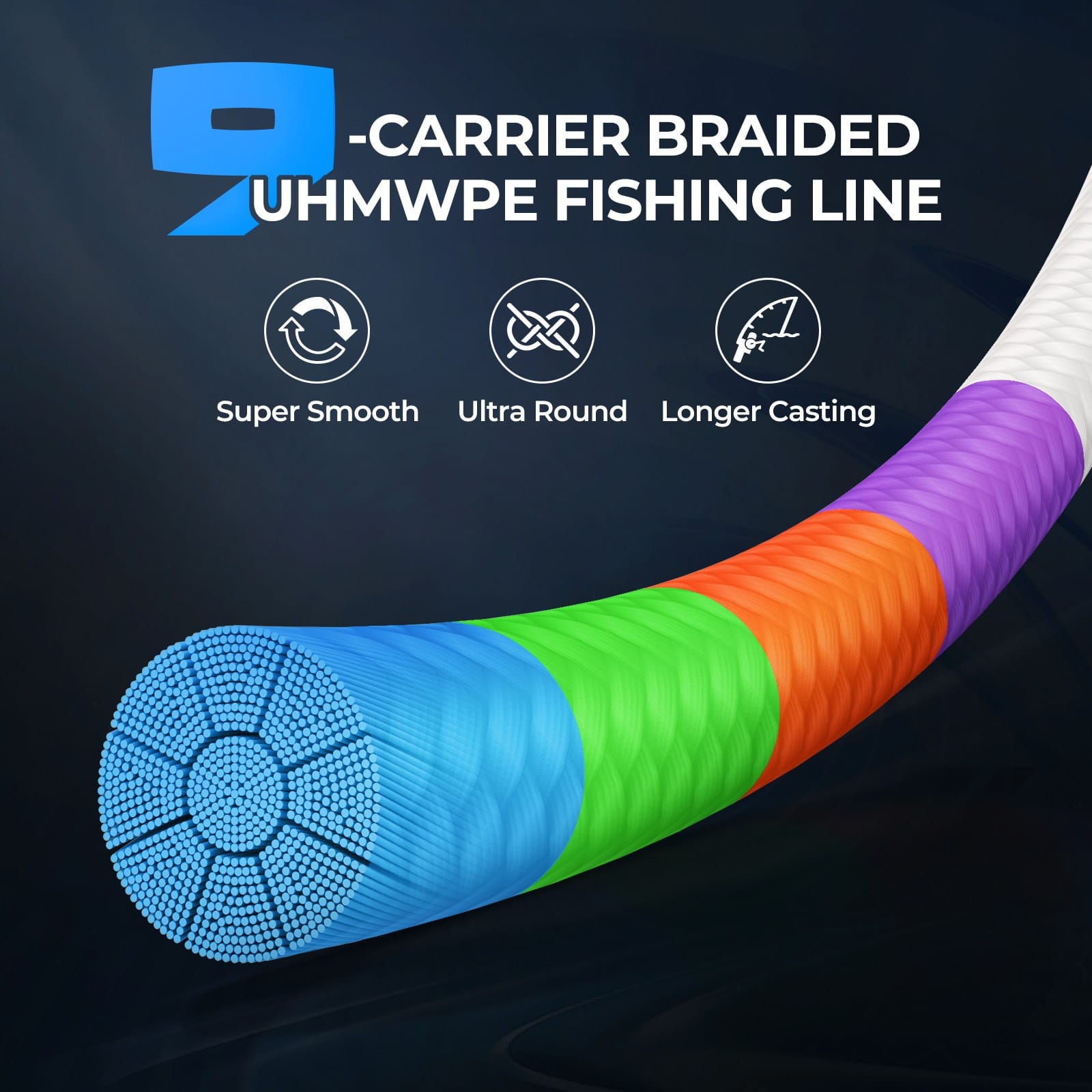 KastKing Hammer Depth Charge Weighted Fishing Line
