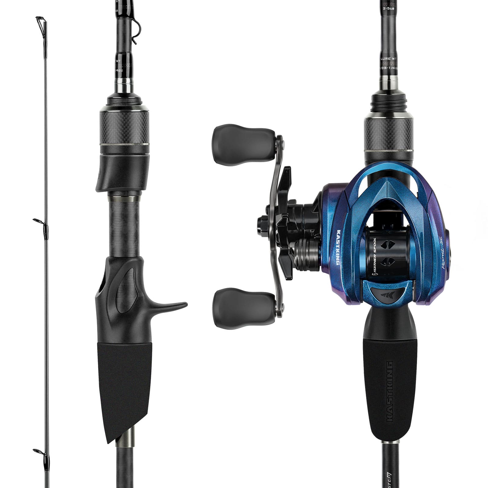 KastKing Kestrel SE Bait Finesse Baitcaster Rod and Reel Combo 6'8