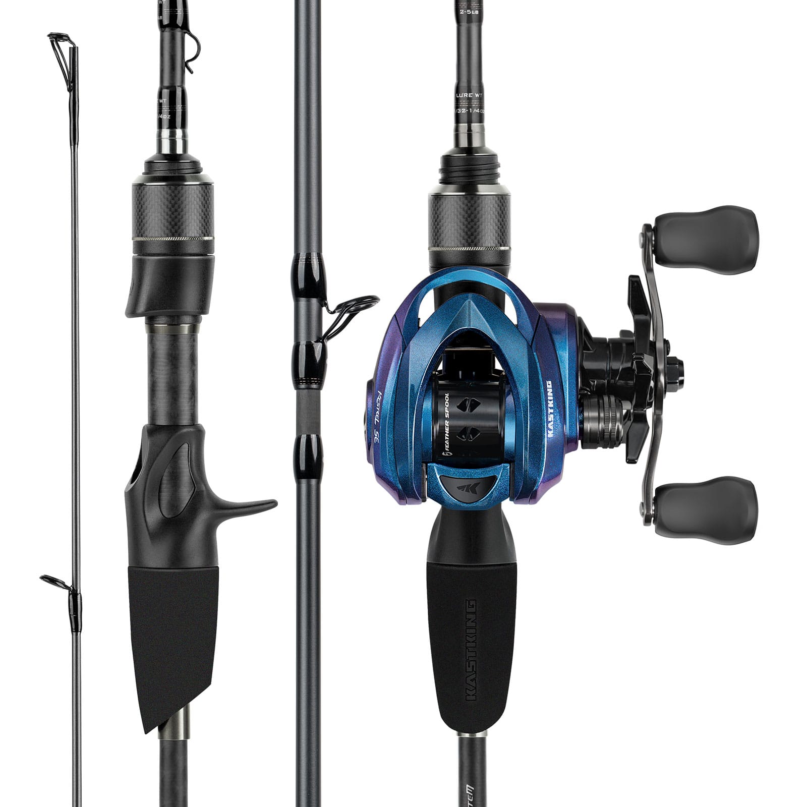 baitcaster combo kmart Abu Garcia Max X EZ Cast Baitcast and bright white Kestrel Finesse Fishing Rod and