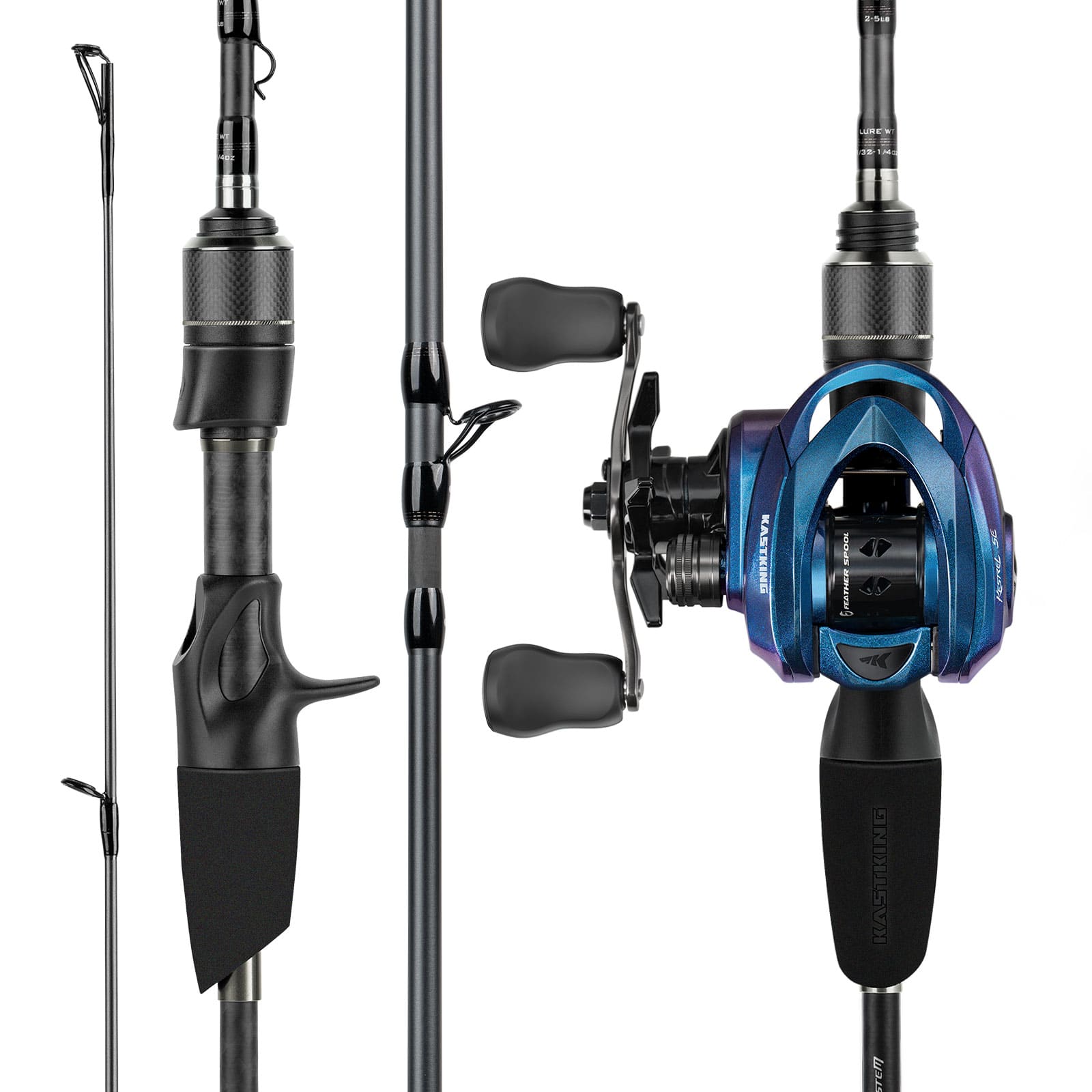 KastKing Kestrel SE Bait Finesse Baitcaster Rod and Reel Combo 6'8