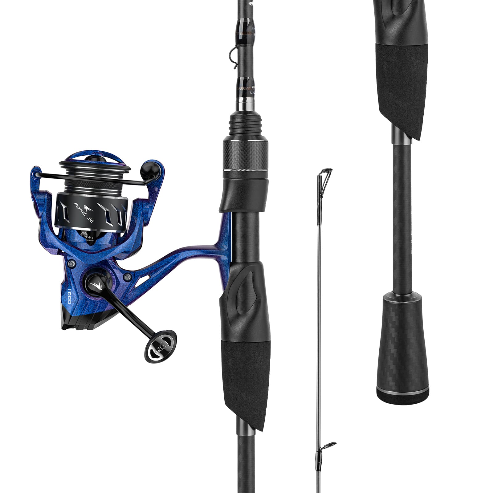 KastKing Kestrel SE Spin Finesse Spinning Rod and Reel Combo