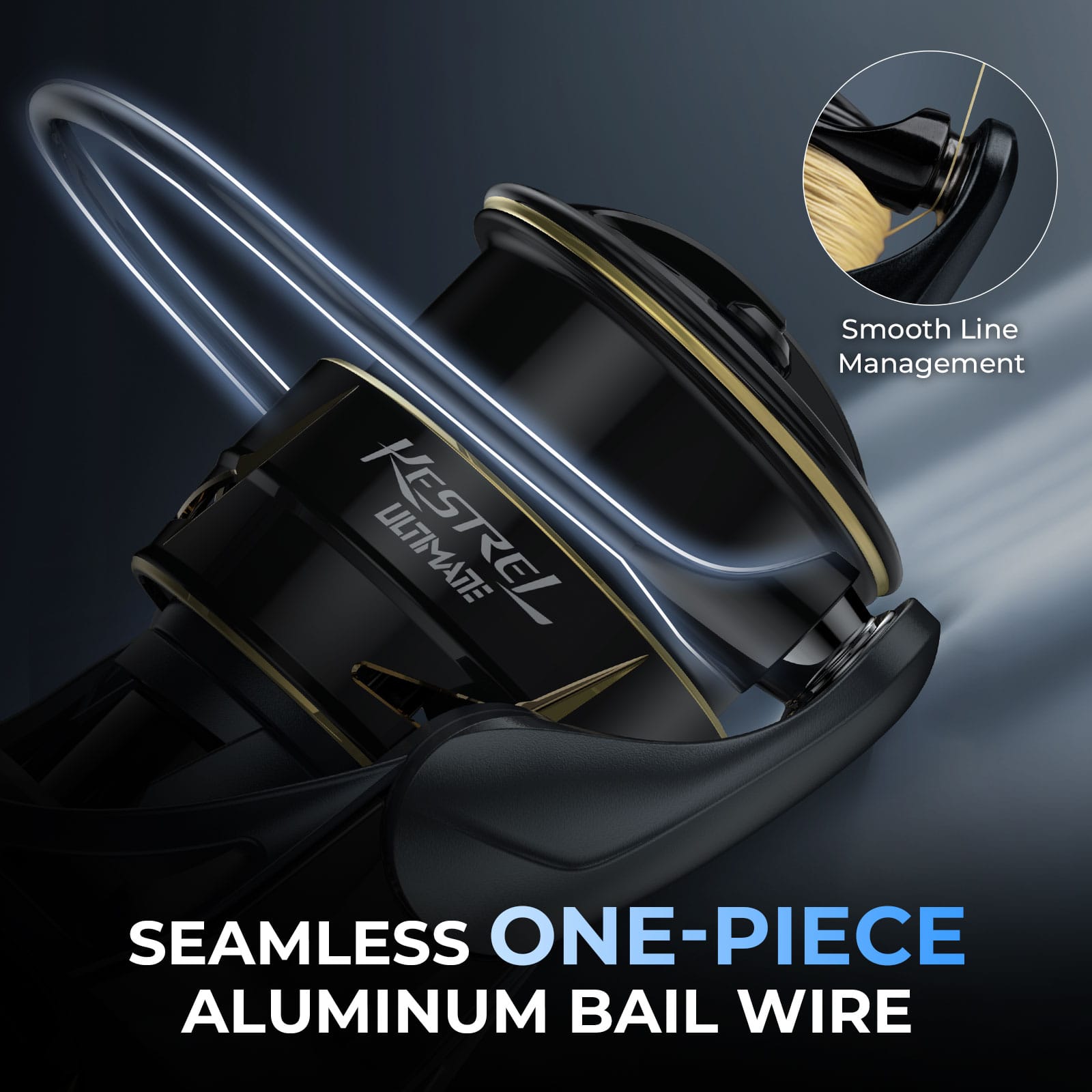 bail wire fishing reel Bailwire This easy and smooth spinning reel has an all KastKing Kestrel Ultimate Spin Finesse