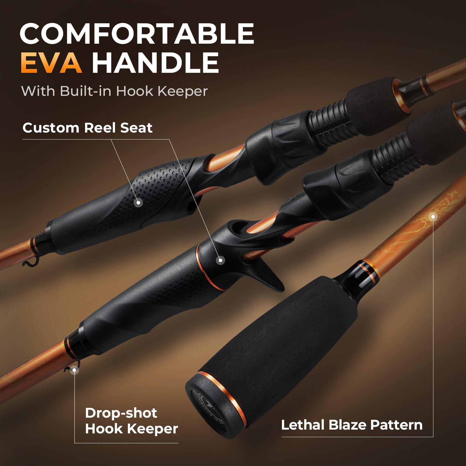 KastKing Lethal Blaze Twin‑Tip Casting Rod